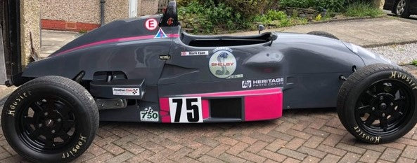 Formula Vee Mark Egan Promotes CSL Shelby in the UK